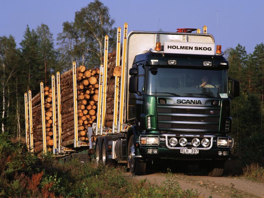  Scania R164GB 580 6x4 Timber Truck 1995 года  (фото 3 из 3)